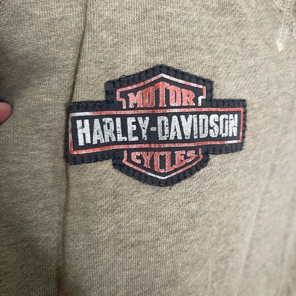 HARLEY DAVIDSON MENS LONG SLEEVE EMBELLISHED SHIRT LARGE - Picture 6 of 10